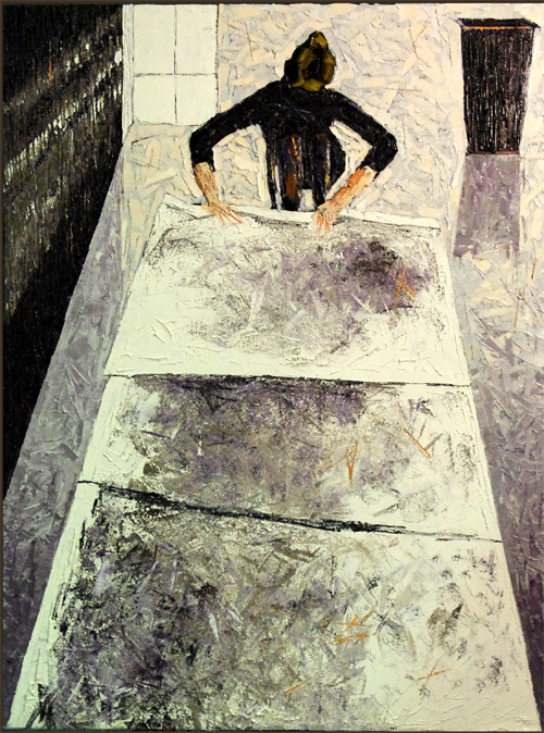 Bertrand Tremblay, oeuvre "Générations", huile sur toile, 48"x36", © Bertrand Tremblay 2014