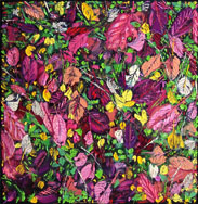 Bertrand Tremblay, oeuvre "Terre qui nous porte", huile sur toile, 24" x 24", 2009, photo © Bertrand Tremblay 2009